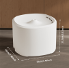 Smart pet water dispenser featuring silent circulating water system, multi-stage filtration, automatic cleaning and hydration