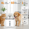 Small Square Sugar Pet Water Dispenser – features multi-layer filtration for water quality preservation, large-capacity storage
