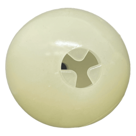 4" Glow-in-the-Dark Dog Ball - Treat Dispenser & Water Toy | USA Made