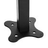 Outdoor Stair Railing, Fits for 1-5 Steps Transitional Wrought Iron Handrail, Adjustable Exterior Stair Railing with Fence