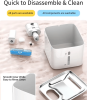 Small Square Sugar Pet Water Dispenser – features multi-layer filtration for water quality preservation, large-capacity storage