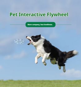 Pet Interactive Flywheel,Dog  Toy,Fun interactions buildstronger bonds (Color: Macaron Blue)